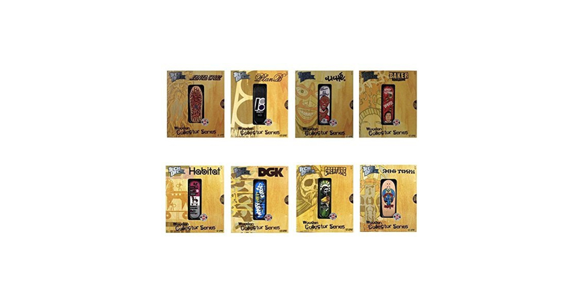 Tech Deck 96mm Wooden Collector Series Single Set (Styles