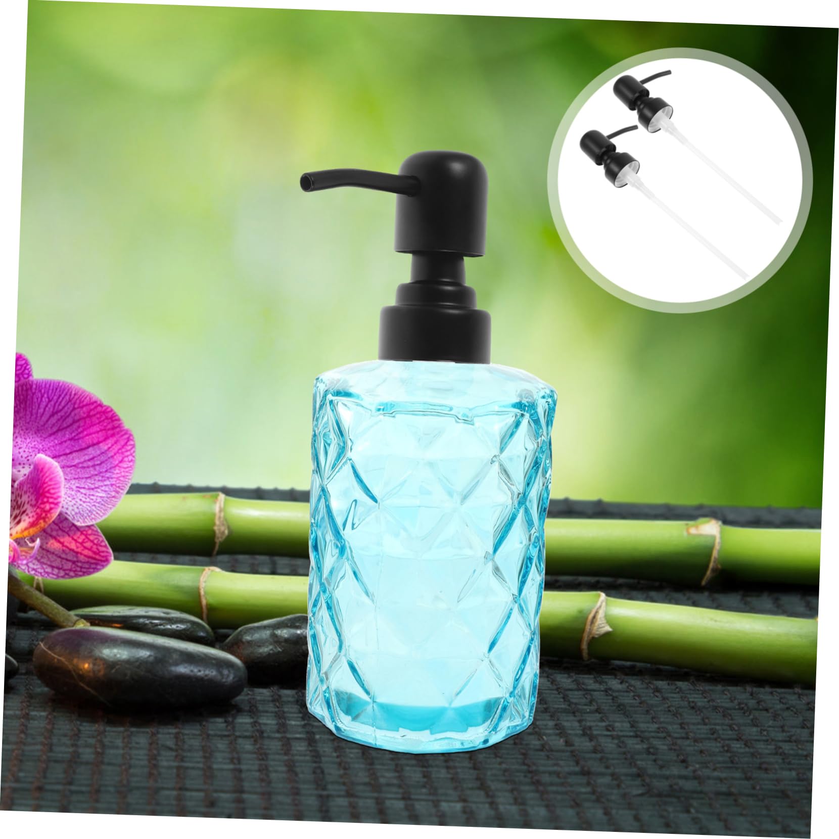 VICASKY Lotion Pump Head Plastic Stainless Steel Replacement for Shampoo Bottle Lotion Dispenser Mason Jar Pump