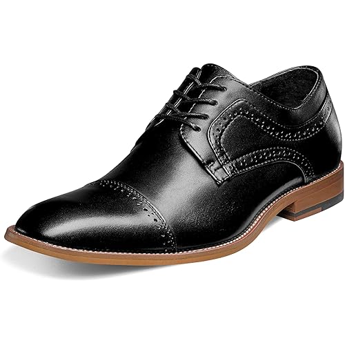STACY ADAMS Men's Dickinson Cap-Toe Lace-up Oxford