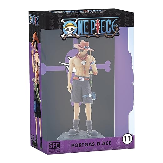 ABYSTYLE Studio One Piece Portgas D. Ace SFC Collectible PVC Figure 7" Tall Statue Anime Manga Figurines Home Room Office Décor Gifts