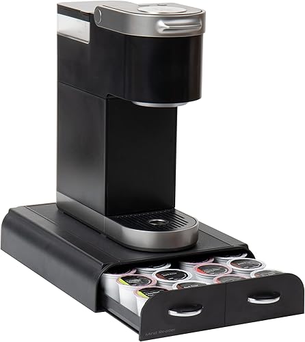 Mind Reader Anchor Collection - 3 cajones de porción individual capacidad de 24 cápsulas organizador de encimera base de máquina de café 1225