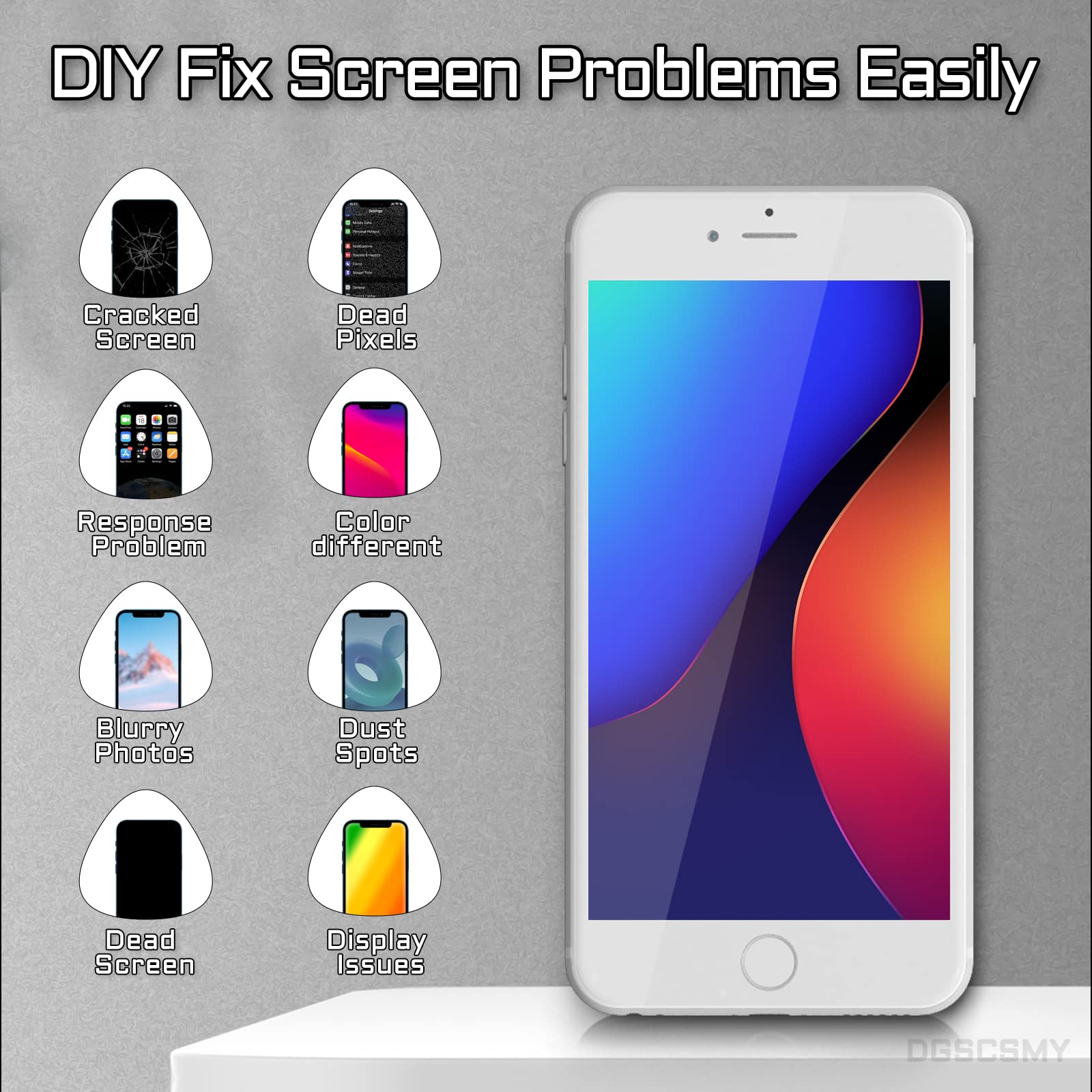 Amazon.com: DGSCSMY for iPhone 8 / SE 2020 Screen Replacement