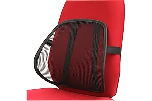 Lorell Ergo Mesh Lumbar Back Support : Delivers Personalized Comfort
