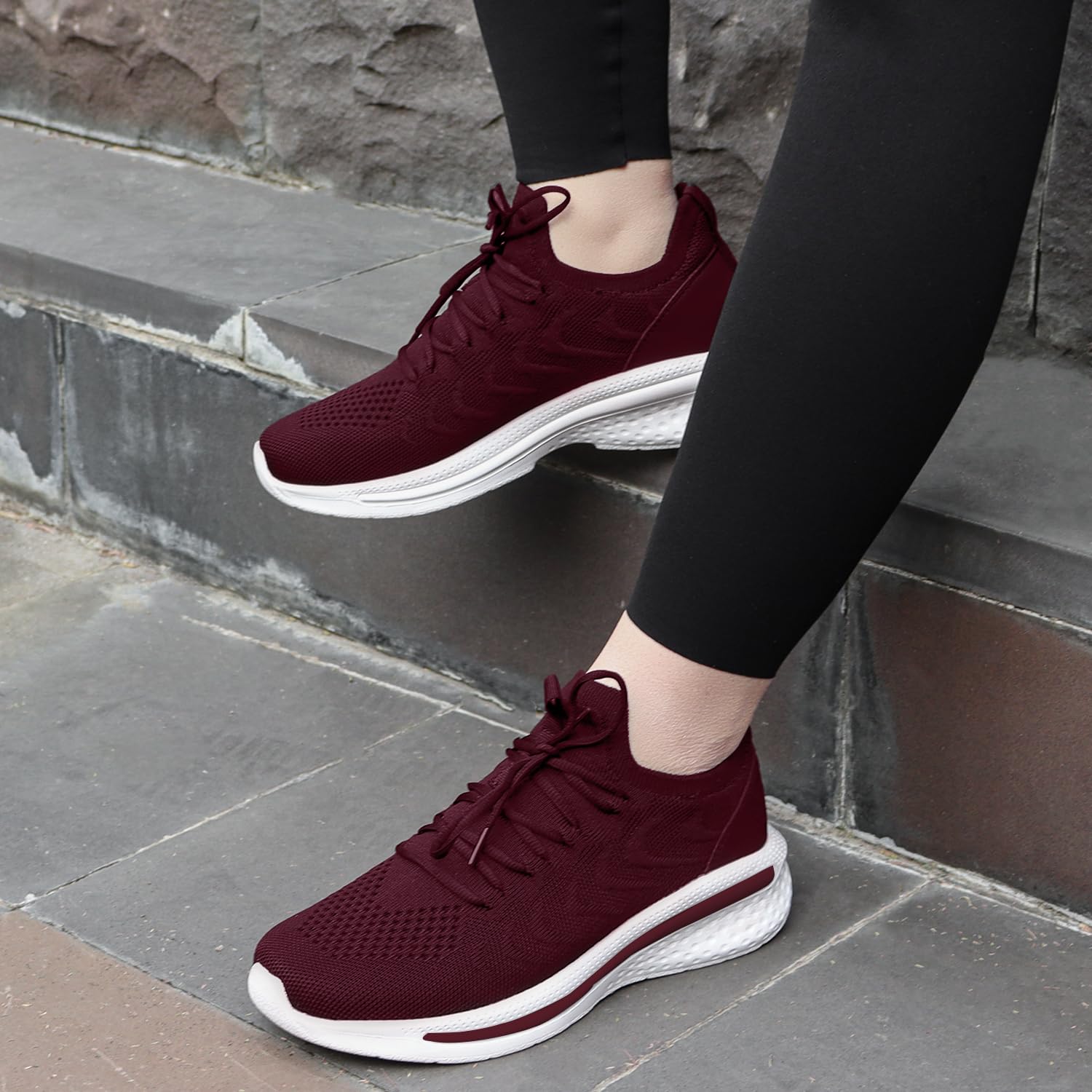 Giniros Scarpe Donna Sneakers Scarpe da Ginnastica Running Donna Corsa Camminata Tennis Outdoor Fitness Sportive Palestra Scarpe da Lavoro Leggere Traspiranti Casual Scarpe Comode Donna per Jogging