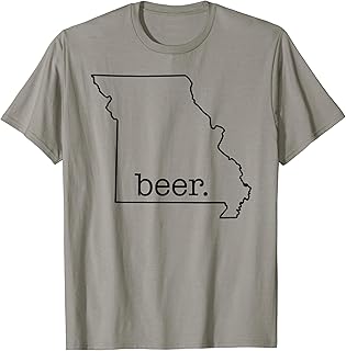 Craft Beer Lover Missouri Beer State Of Missouri Men Women T-Shirt