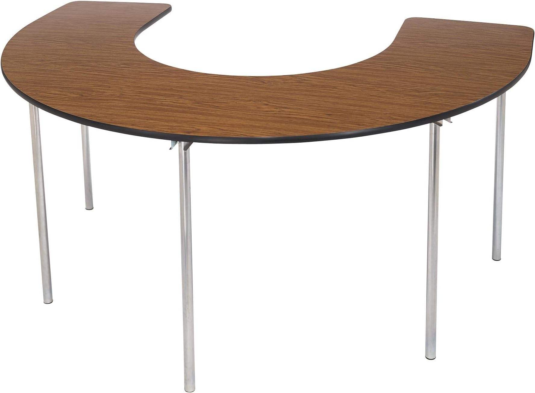 AmTab - AS6000 - Wheelchair Accessible, Managed Care, Feeder Activity Table, Horseshoe, 24" W x 36" L x 32" H, Multiple Color Options Available
