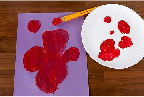 Miniatura 25 de Crayola Premier - Pintura al temple para niños, color blanco (16 onzas), suministros para el aula para niños, ideal para artes y manualidades,