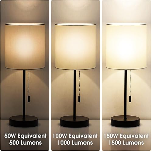 Miniatura 5 de Briignite Bombillas LED, bombillas de 3 vías 50 100 equivalentes a 150 W, bombillas de 3 vías, bombillas A19 de tres vías, base media E26, blanco