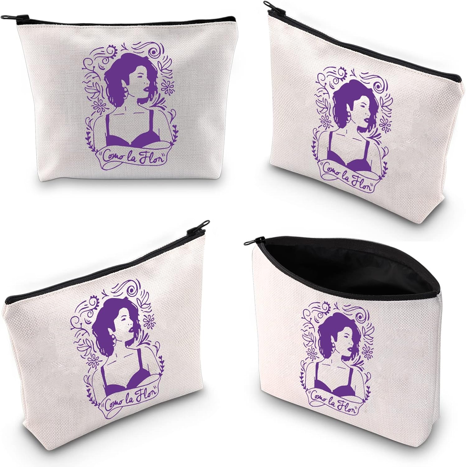 BLUPARK Song Makeup Bag Music Fan Gift Singer Inspired Cosmetic Bag Flor - Image 3