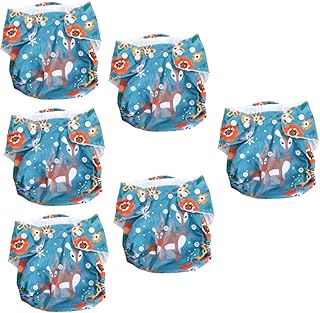 6 Peças Fraldas Calças Fraldas De Bolso Fraldas Recém-Nascidas Para Bebês Calcinhas Descartáveis Reutilizáveis Fraldas Para Bebês Recém-Nascidos Fraldas De Natação Laváveis
