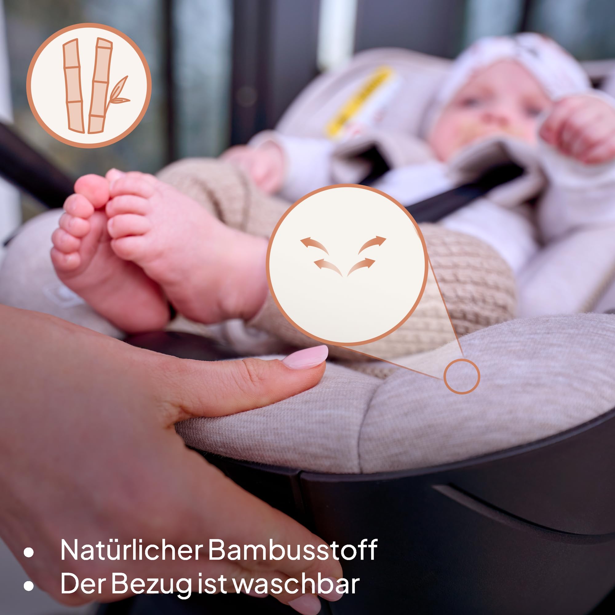 LIONELO MOXIE i-Size Kindersitz 40-87 cm, Babyschale Gruppe 0+ | rückwärtsgerichtet, Kopfstütze verstellbar, Seitenschutz, i-Size R129