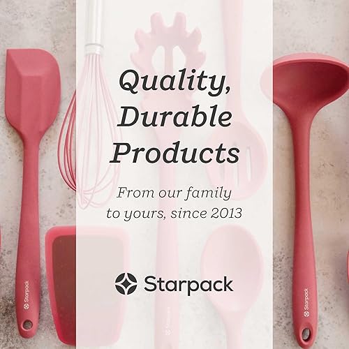 Miniatura 5 de Starpack 'Whip it Good' - Batidor de silicona para utensilios de cocina antiadherentes, batidor antiarañazos resistente al calor de 600 F -