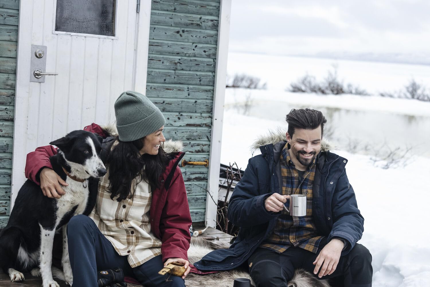 Fjällräven Męska koszula Singi Heavy Flannel M, Black/Deep Forest, XXL, czarny/głęboki las, XXL