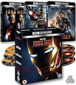 アイアンマン 4K ULTRA HD&ブルーレイセット('08米)〈3枚組〉 Amazon.com: Iron Man: 3-Movie Collection [4K Ultra HD