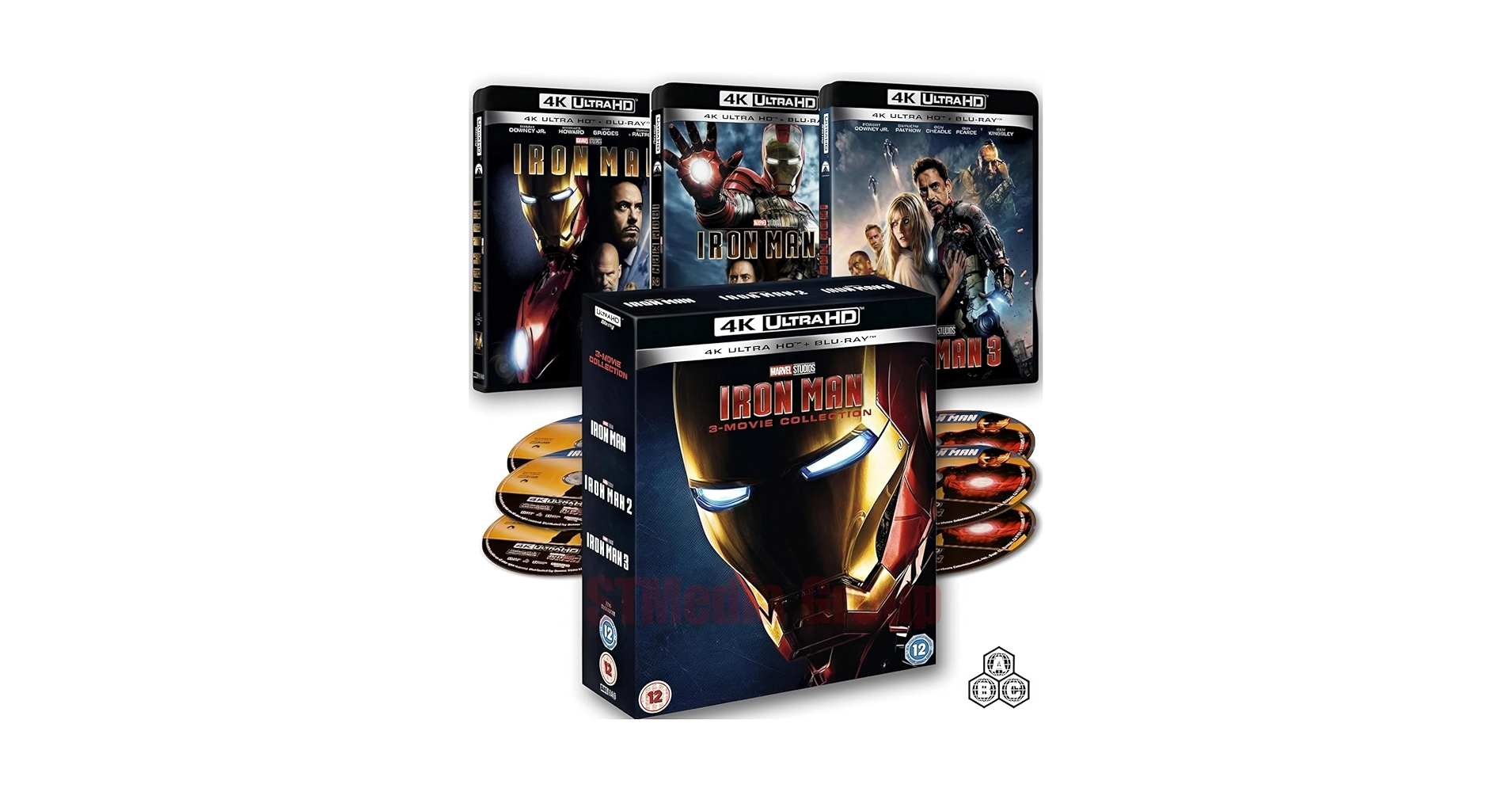 アイアンマン 4K ULTRA HD&ブルーレイセット('08米)〈3枚組〉 Amazon.com: Iron Man: 3-Movie Collection [4K Ultra HD