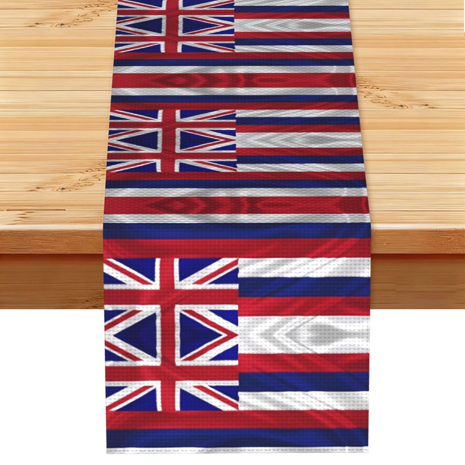 Flag of Hawaii American Print Table Runner World Cup-Themed Dining Table Decor for Coffee Dining Table and More