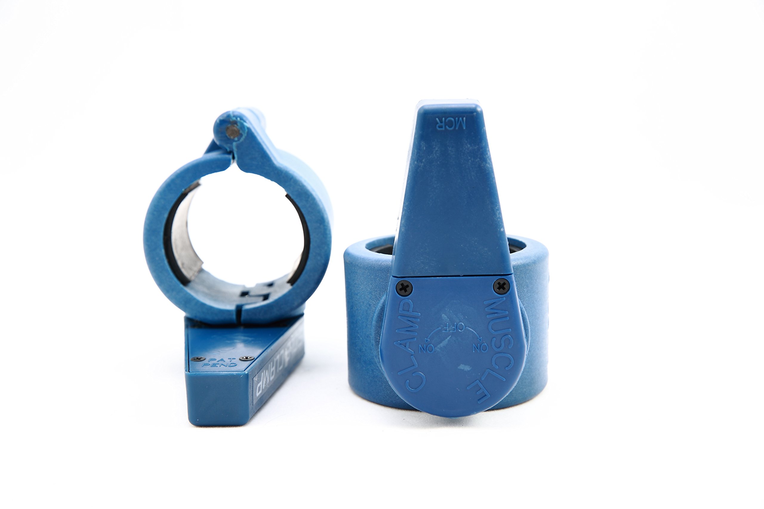 Ader Fitness Olympic Muscle Clamp Collars Pair (Blue)