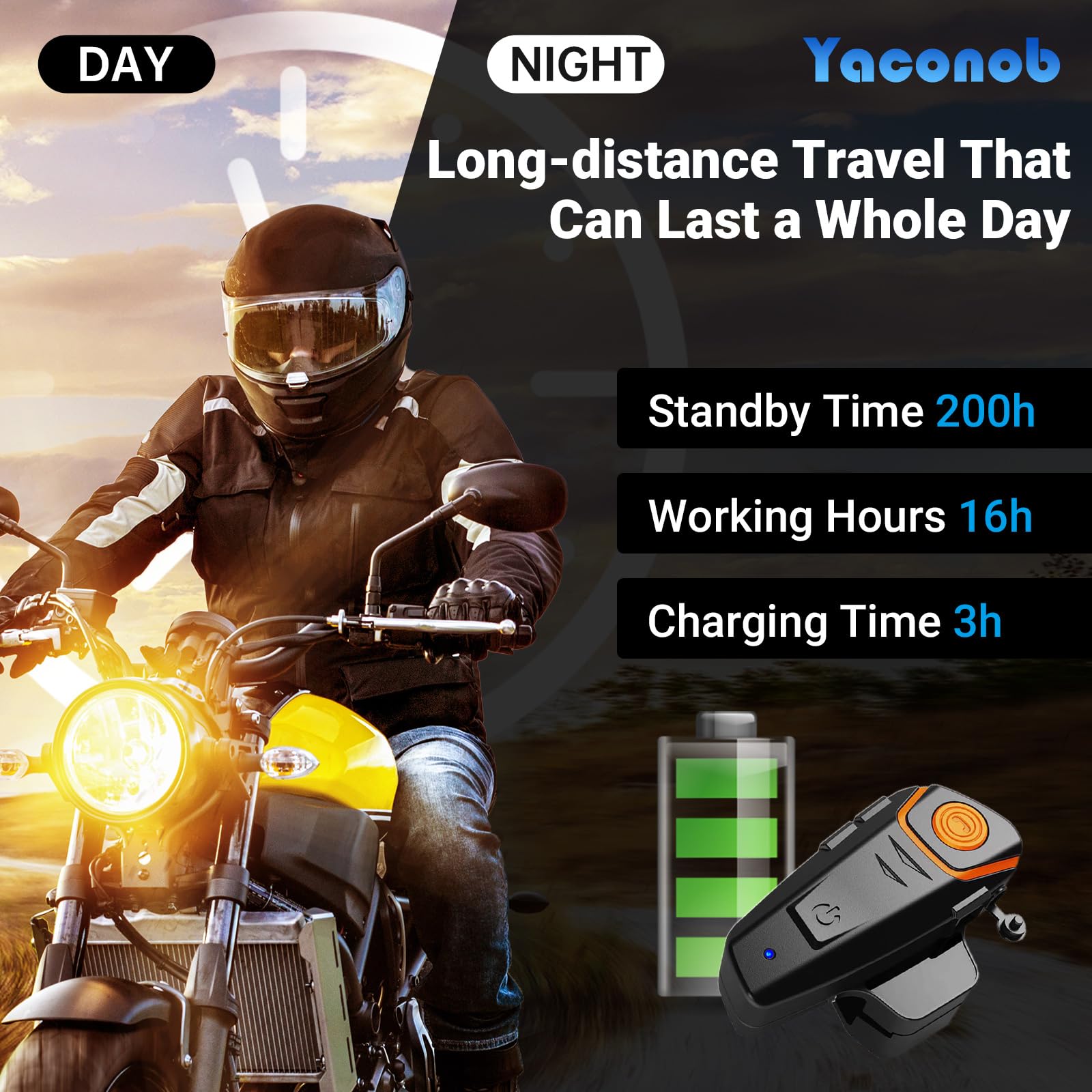 Casco de motocicleta Bluetoothbt-S2ns, sistema de comunicación Bluetooth de 1000 m, conecta hasta tres personas, dos personas hablan al mismo tiempo, cancelación inteligente de ruido (1)