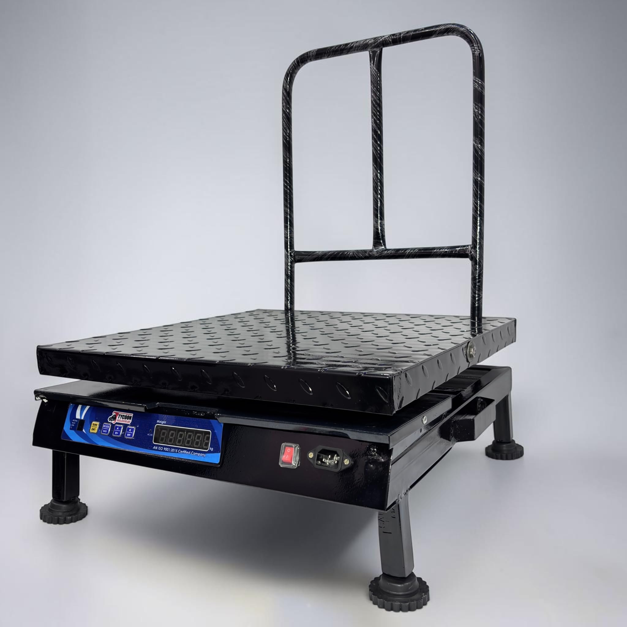TYCOON Weight Capacity 300 kg x 20 g Accuracy | Electronic Portable Weighing Scale | 500 x 500 mm (20 x 20") MS top plate | Heavy Duty MS Body | Rechargeable Digital Scale | Comercial & Industrial Use-image-16