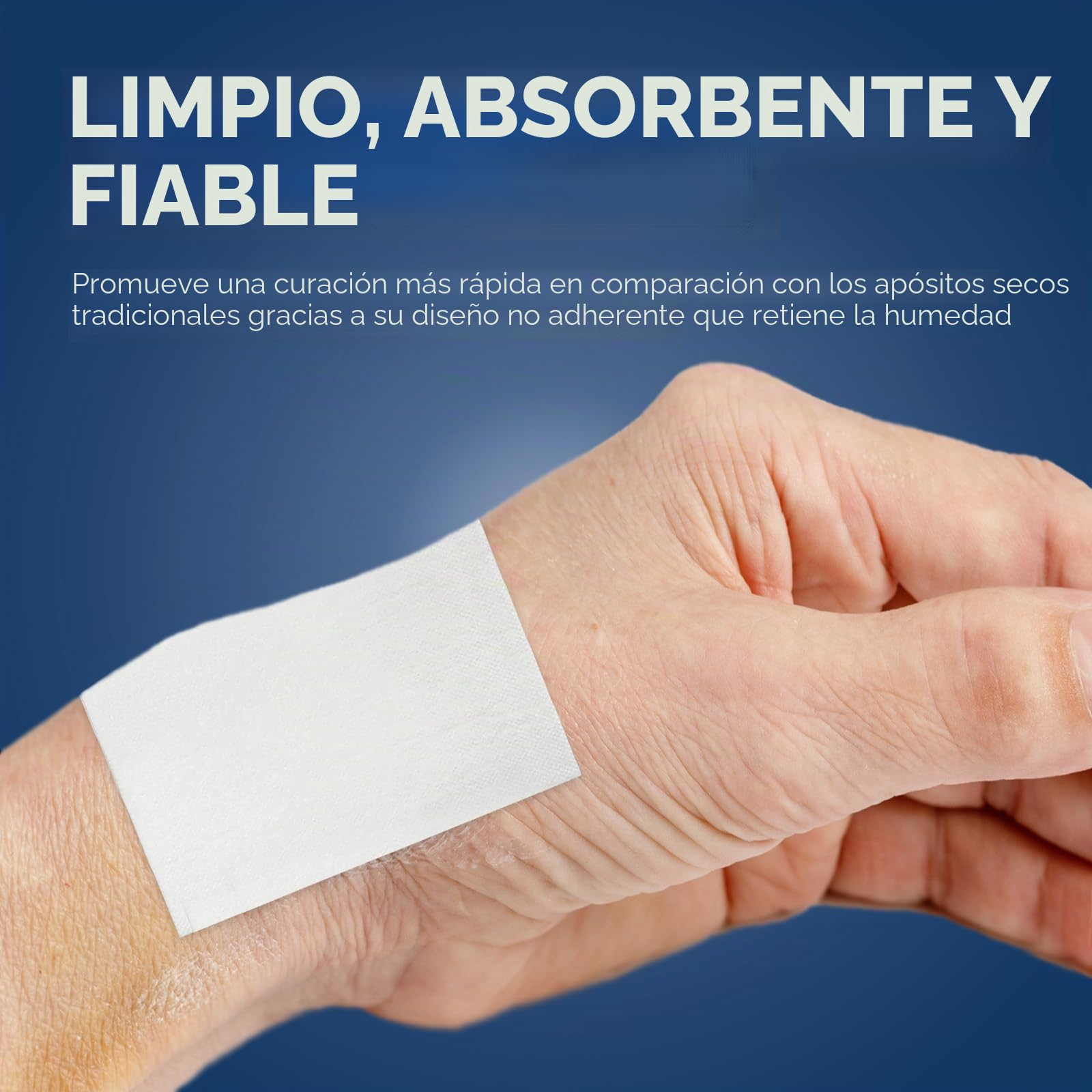 MED PRIDE Compresas estériles no adherentes | 100-paquete, | no adhesiva el apósito de heridas | altamente absorbente y antiadherente, sin dolor remoción-switch 3 '' x 4 ''