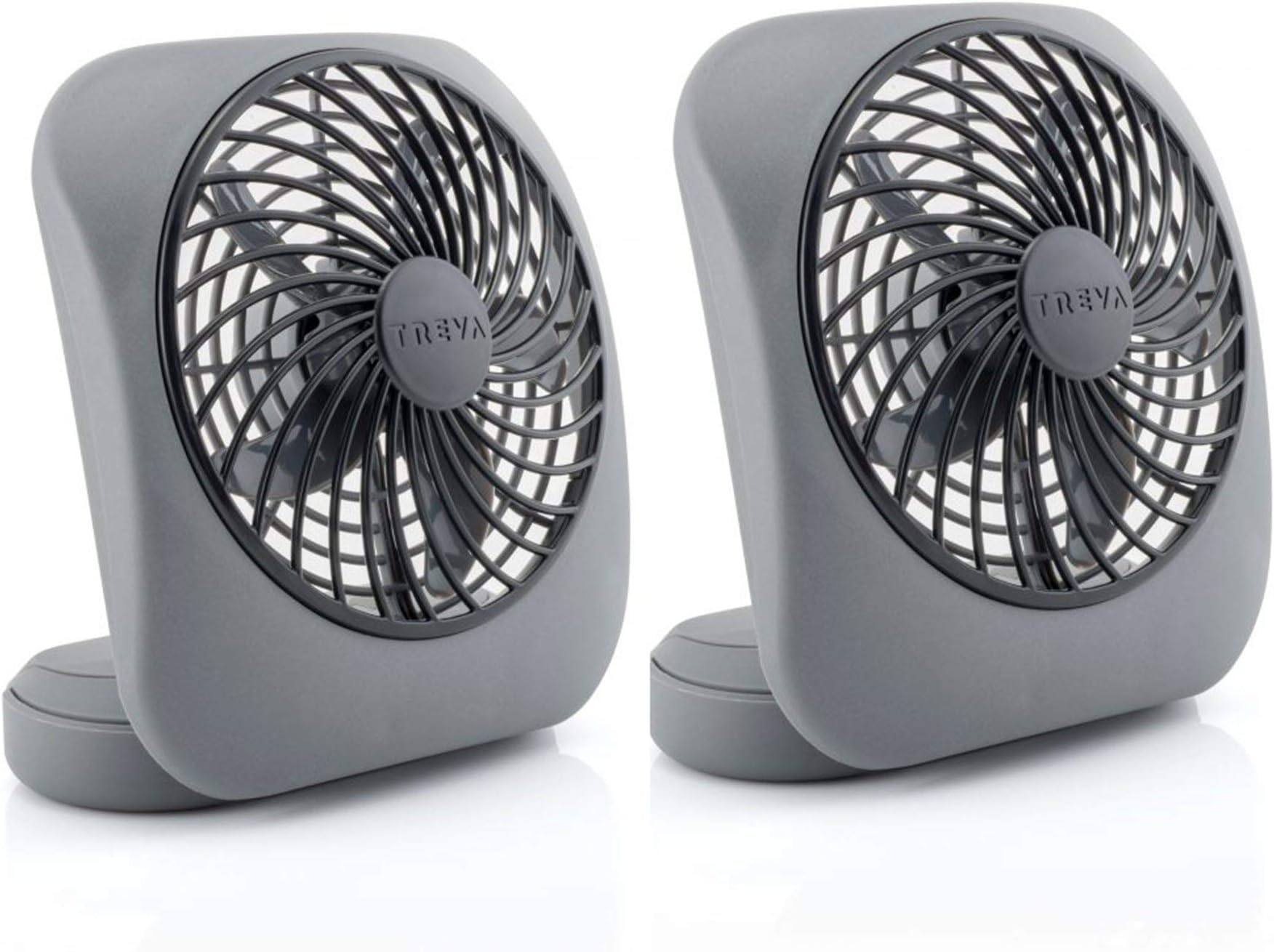 O2COOL5 Inch fan, Grey, 2 Units