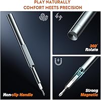 Vista 4 de 25-in-1 Precision Screwdriver Set, Professional Mini Repair Tool Kit with Magnetic Drivers for Macbook, Laptop, Phone, Watch, Glasses, Ring