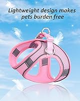 Vista 3 de Arnés para Perros Solmoony para Perros Pequeños y Medianos Sin Tirones, Juego de Arnés y Correa para Cachorros, Arnés para Cachorros, Arnés Paso a