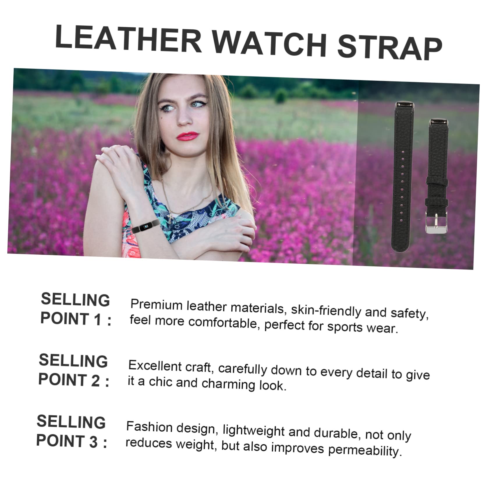 jojofuny 3st Geriebener Lederriemen Uhrenarmband Aus Leder Luxusbänder Für Damen Luxuriöses Armband Frauen Uhren Luxuriöses Uhrenzubehör Lederbänder Verbinder Mehrzweck Edelstahl
