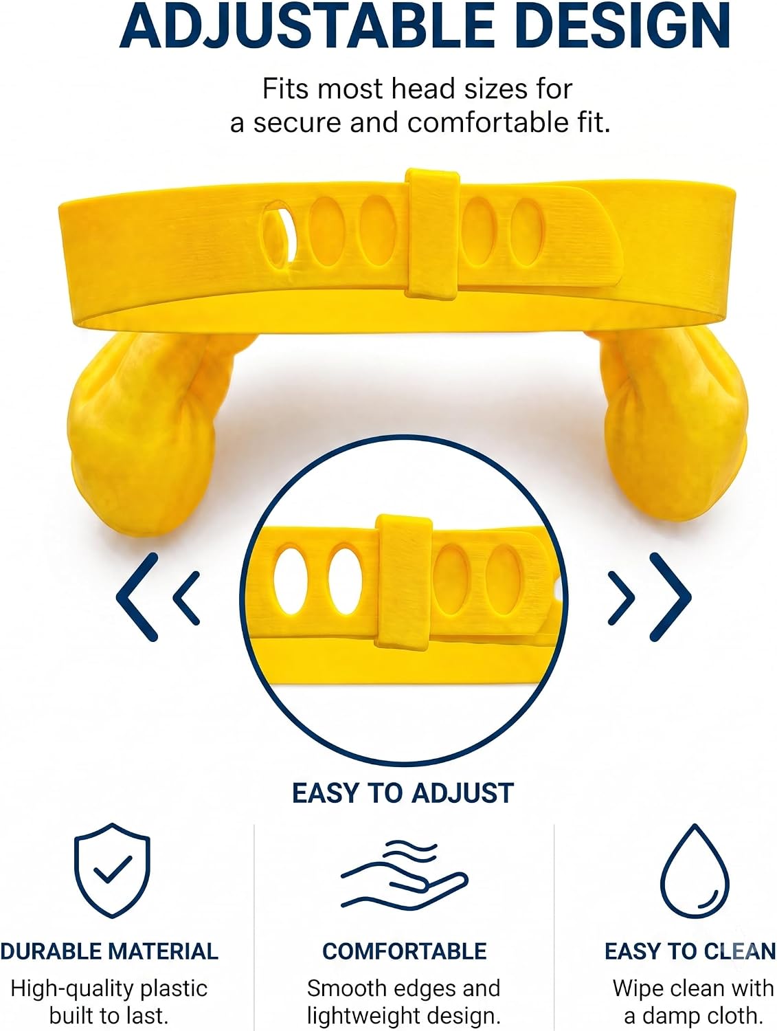 Funny Hand Sun Visor Hat Yellow Palm-Sized Adjustable Headband Beach Festival Pool Party Travel Novelty UV 3D Hat