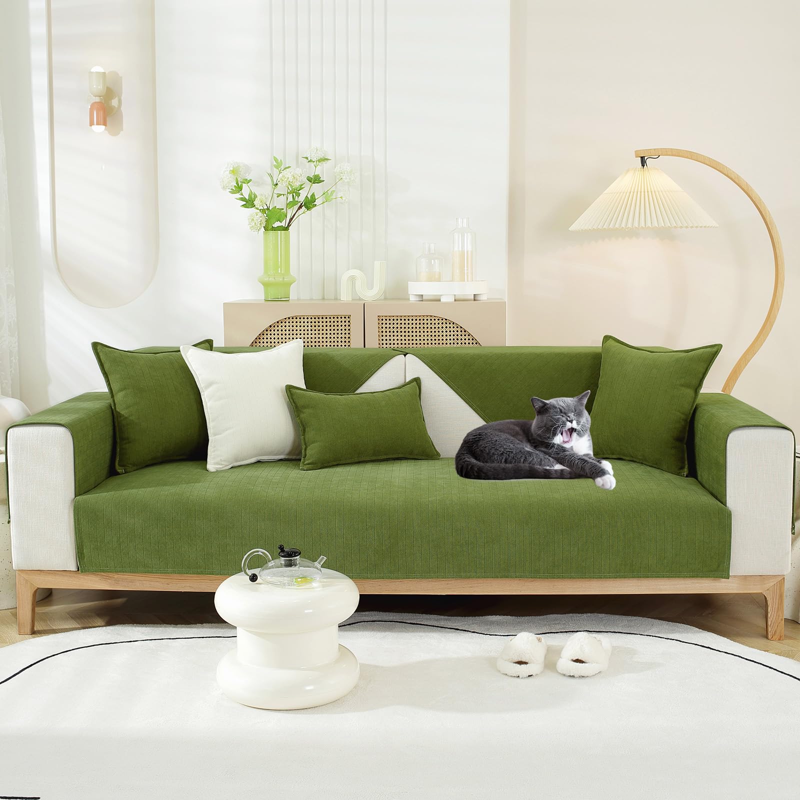 Soft Chenille Sofa Covers Washable, New Sofa Cushion Covers - Image 2