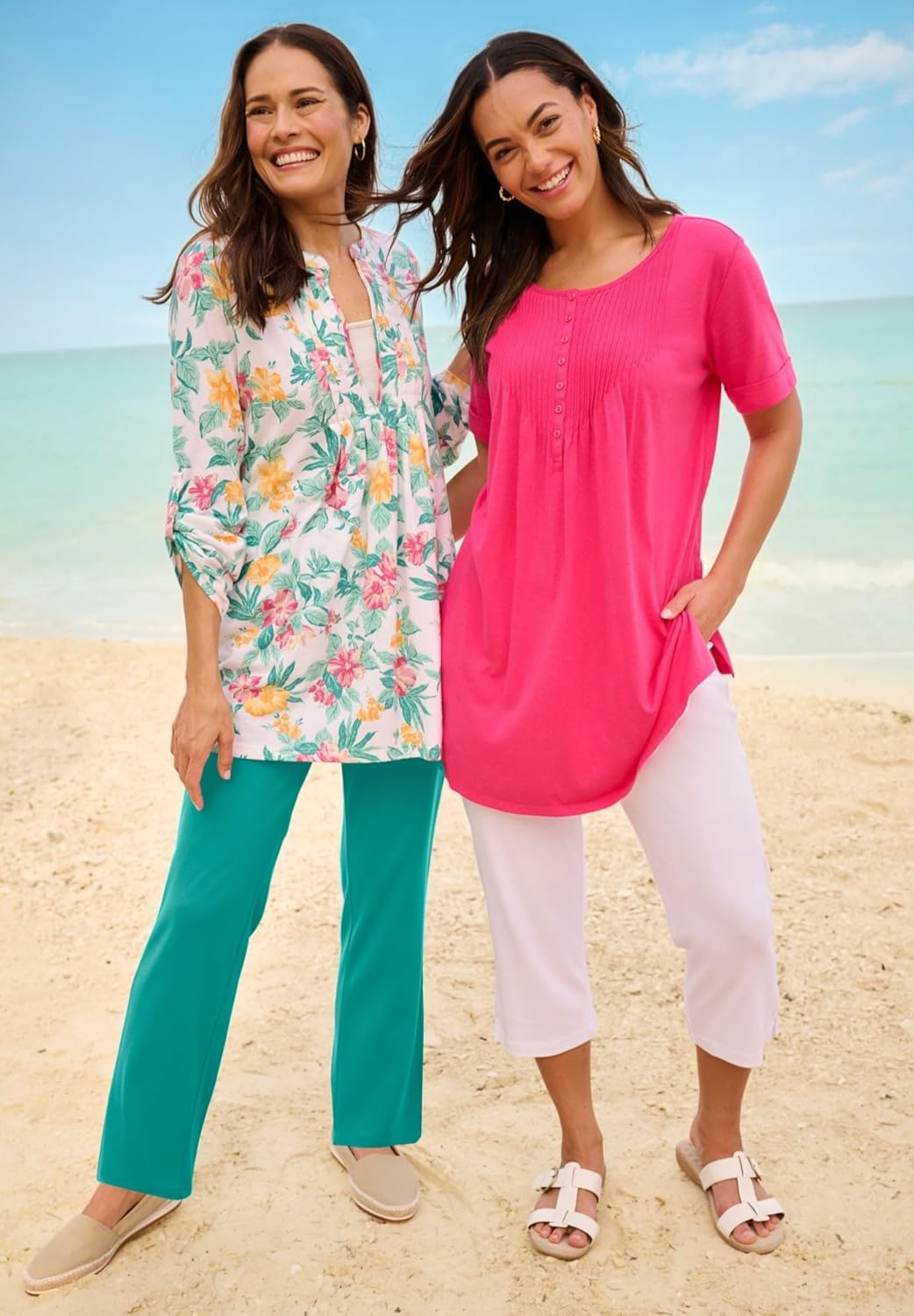 Woman Within Plus Size 7-Day Layered-Look Tunic