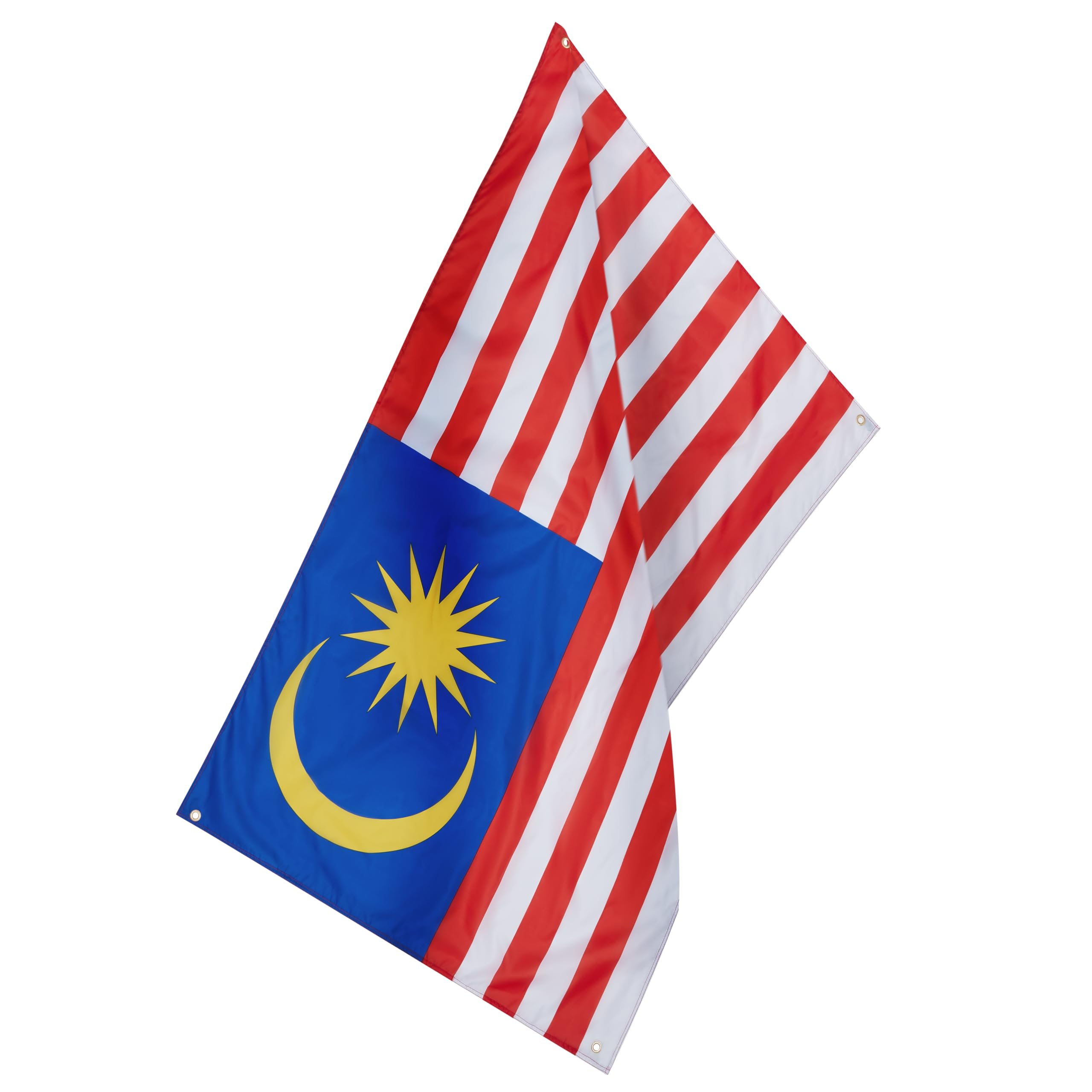 Runesol Malaysia Flag 91x152cm, 3ft x 5ft With 4 Grommets, Eyelet in Every Corner, Stripes of Glory - Image 3