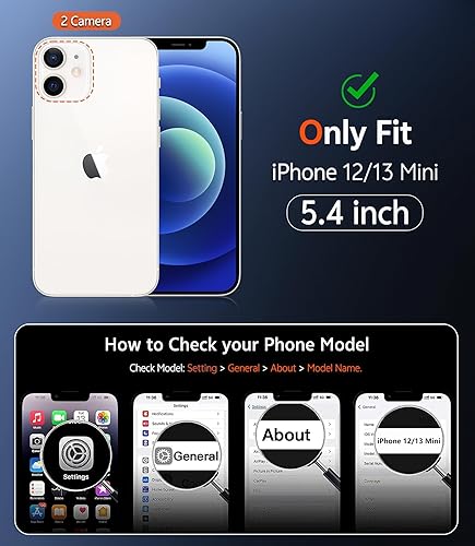 Miniatura 634 de Fntcase Funda para iPhone 15 Plus y 14 Plus de 6.7 pulgadas, magnética, a prueba de golpes de grado militar, antiamarilleo, delgada, protectora