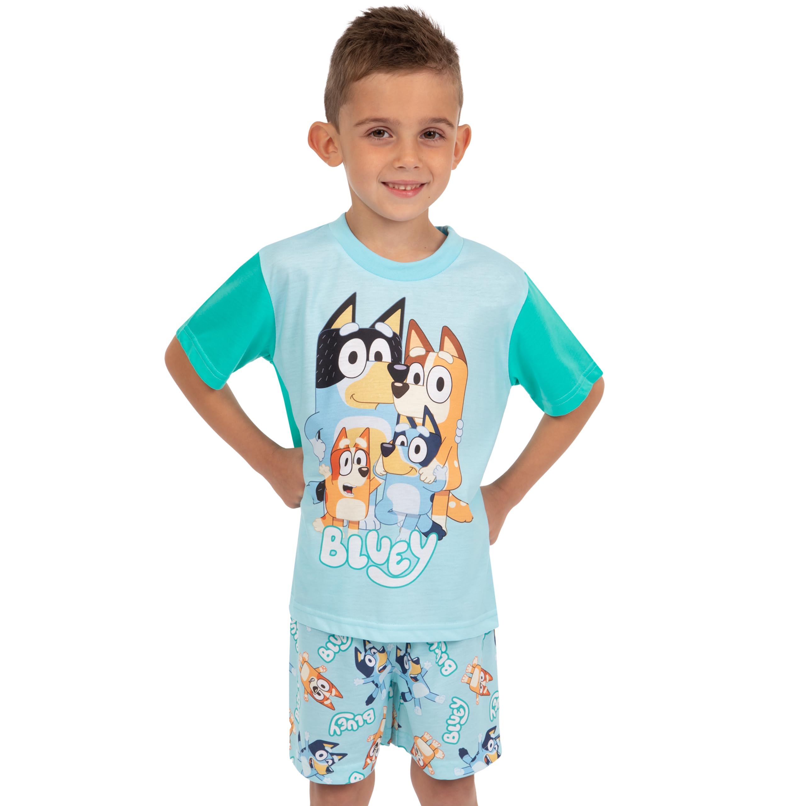 Bluey Pigiama | Bingo Pigiami Bambino | Manche Longue Pigiamone Bambino