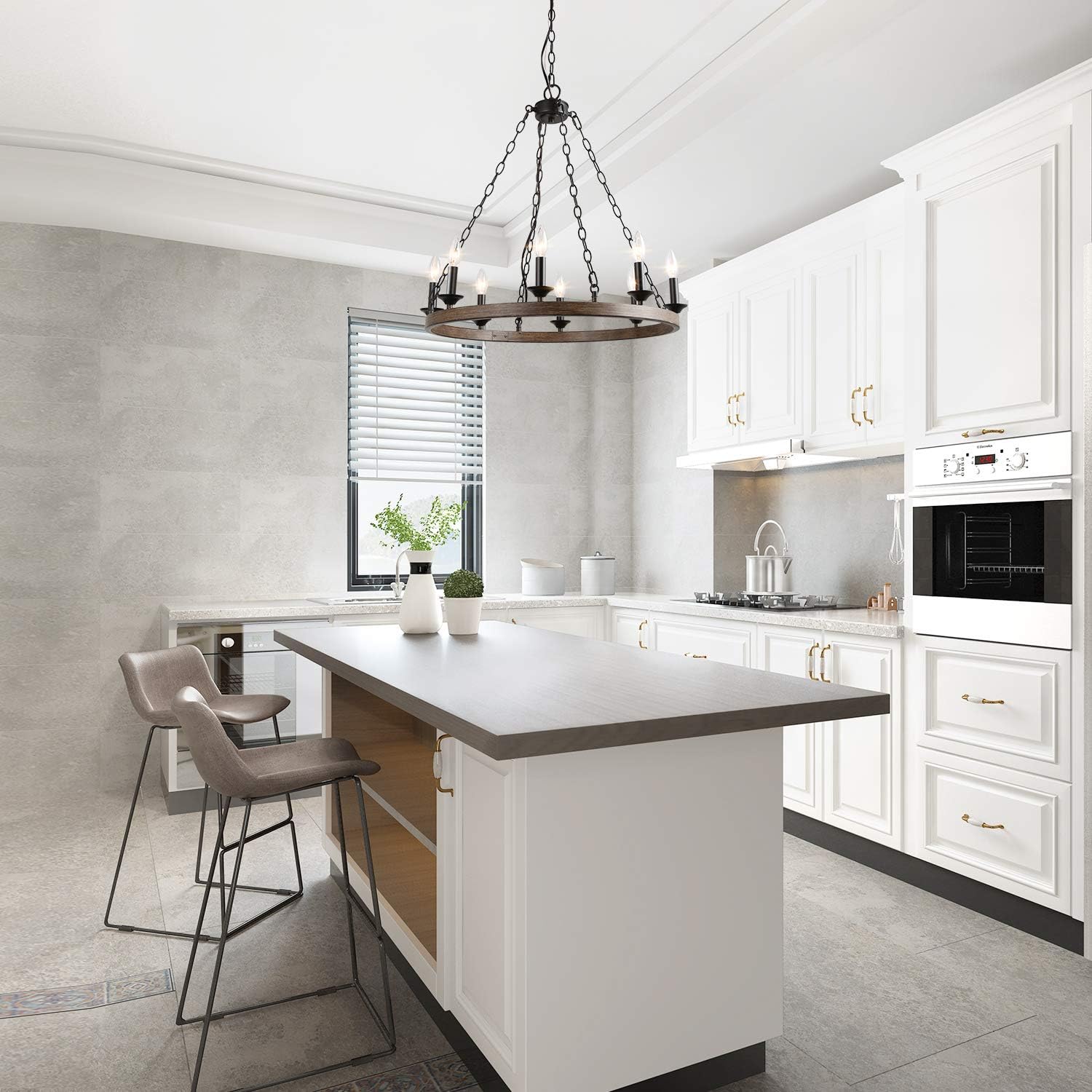 🔥 Crаzу Dеаlѕ Farmhouse Chandeliers for Dining Room, 26 Rustic Wagon Wheel Chandelier, Wood-Painted Hanging Ceiling Light Fixture for Foyer, Living Room, Kitchen Crаzу Clеаrаnсе Farmhouse Chandeliers for Dining Room, 26 Rustic Wagon Wheel Chandelier, Wood-Painted Hanging Ceiling Light Fixture for Foyer, Living Room, Kitchen