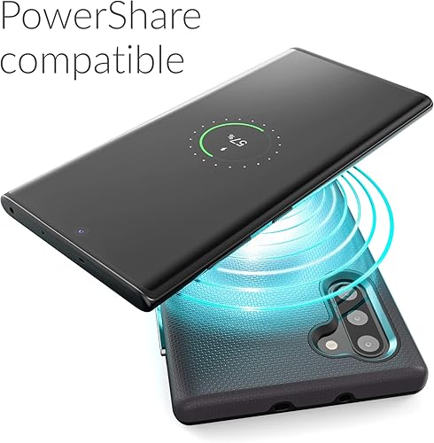 Miniatura 6 de Crave Para Galaxy Note 10 Caso, Funda De Doble Capa De Protección A Prueba De Golpes Para Samsung Galaxy Note 10 (6.3 Pulgadas) - Negro