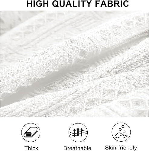 Miniatura 6 de HOMERILLA Fundas de sofá modular para sofá modular en forma de L, 2 piezas, fundas de sofá para mascotas y perros, protector de muebles (blanco, XXL)