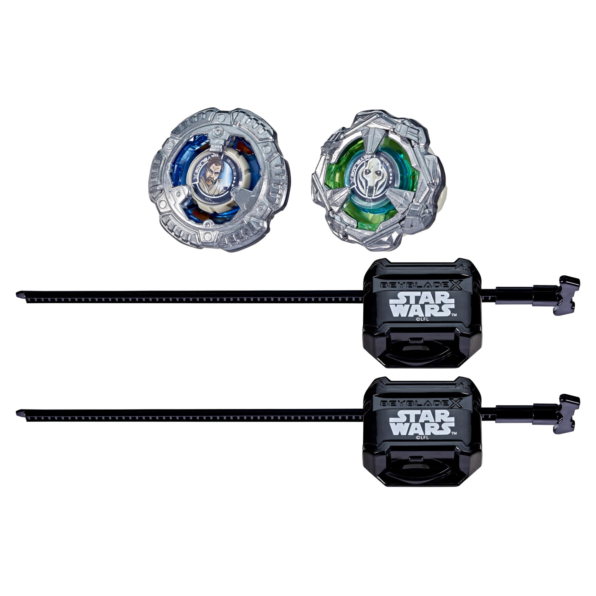 Hasbro Beyblade X in collaborazione con Star Wars, Obi-WAN Kenobi 4-60P vs. General Grievous 3-80HN
