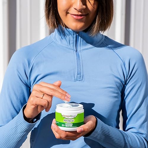 Miniatura 5 de Hempvana Crema de alivio de máxima fuerza. Aceite de semilla de cáñamo para músculos y articulaciones, como se ve en la televisión, sin olor, no