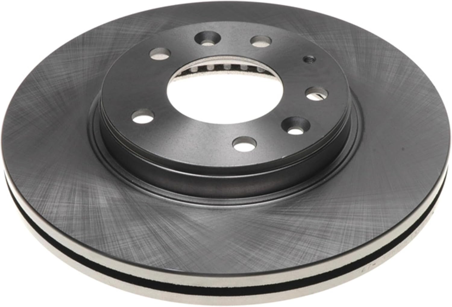 ACDelco Silver 18A1760A (19261843) Non-Coated Front Disc Brake Rotor