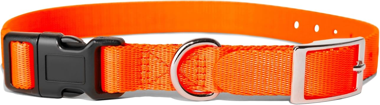 e Collar Replacement Strap - Compatible with Petsafe, Dogtra, Sportdog, Invisible Fence - Durable Easy On/Off Design 1", Orange