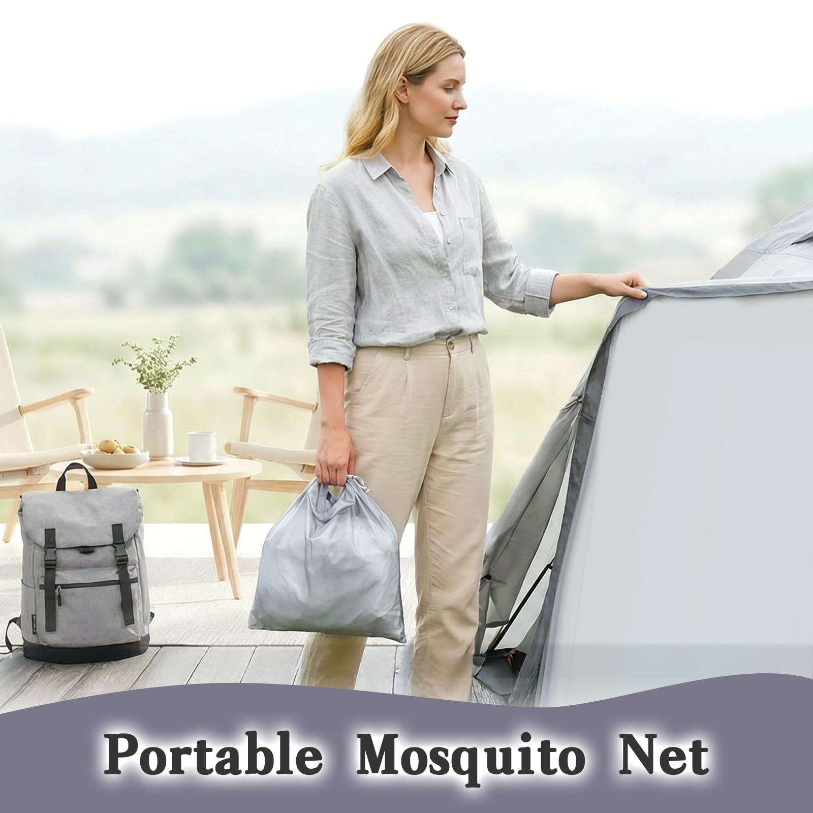 Pop Up Moskitonetz Bett 190x90x90cm Groß, Faltbares Bettzelt für Reise Camping Outdoor, Moskitonetz Reise mit Tragbarem Design, Mückenschutz für Kinder Erwachsene - Leicht zu Verstauen