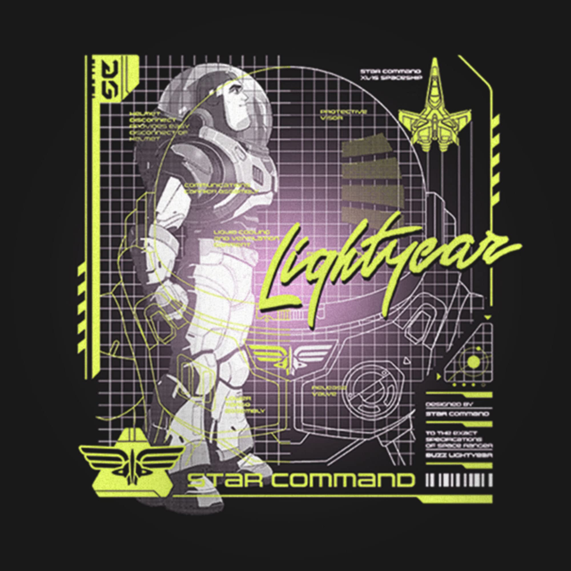 Fifth Sun Mädchen Pixar Lightyear Future Girls Short Sleeve Tee T-Shirt