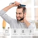 Exegi Enterprise Hair Straightener Brush,Men Quick Beard Straightener Styler Comb,Hair Straightening,Curly Hair Straightening Comb,Side Hair Detangling, Multi functional Hair Curling Curler gallery image