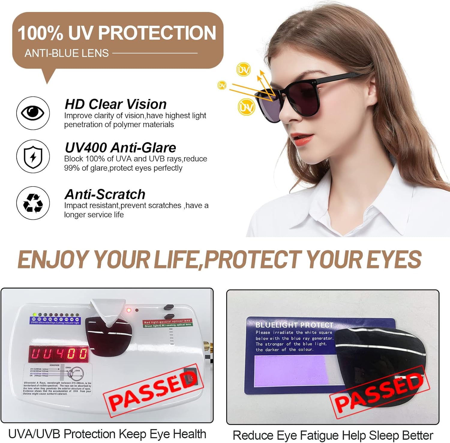 OCCI CHIARI Reading Glasses For Women Big Frame Reader