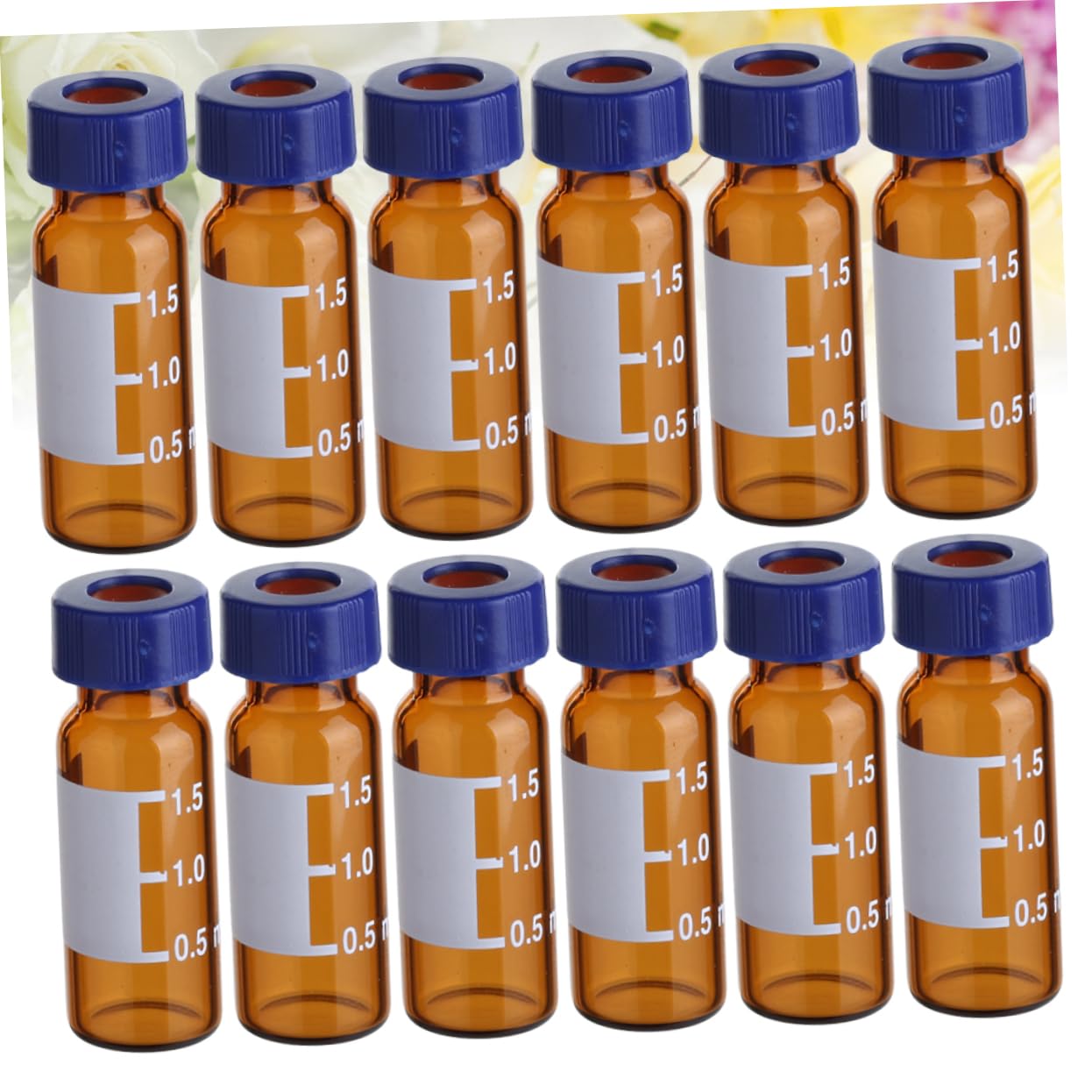 Ciieeo 10 Sätze Sampling Vials Glasflaschen Mit Schraubverschluss Für Probenahme Laboranwendungen Kosmetik Pharmazie Für Lichtschutz Aufbewahrung 100 Stück * 10