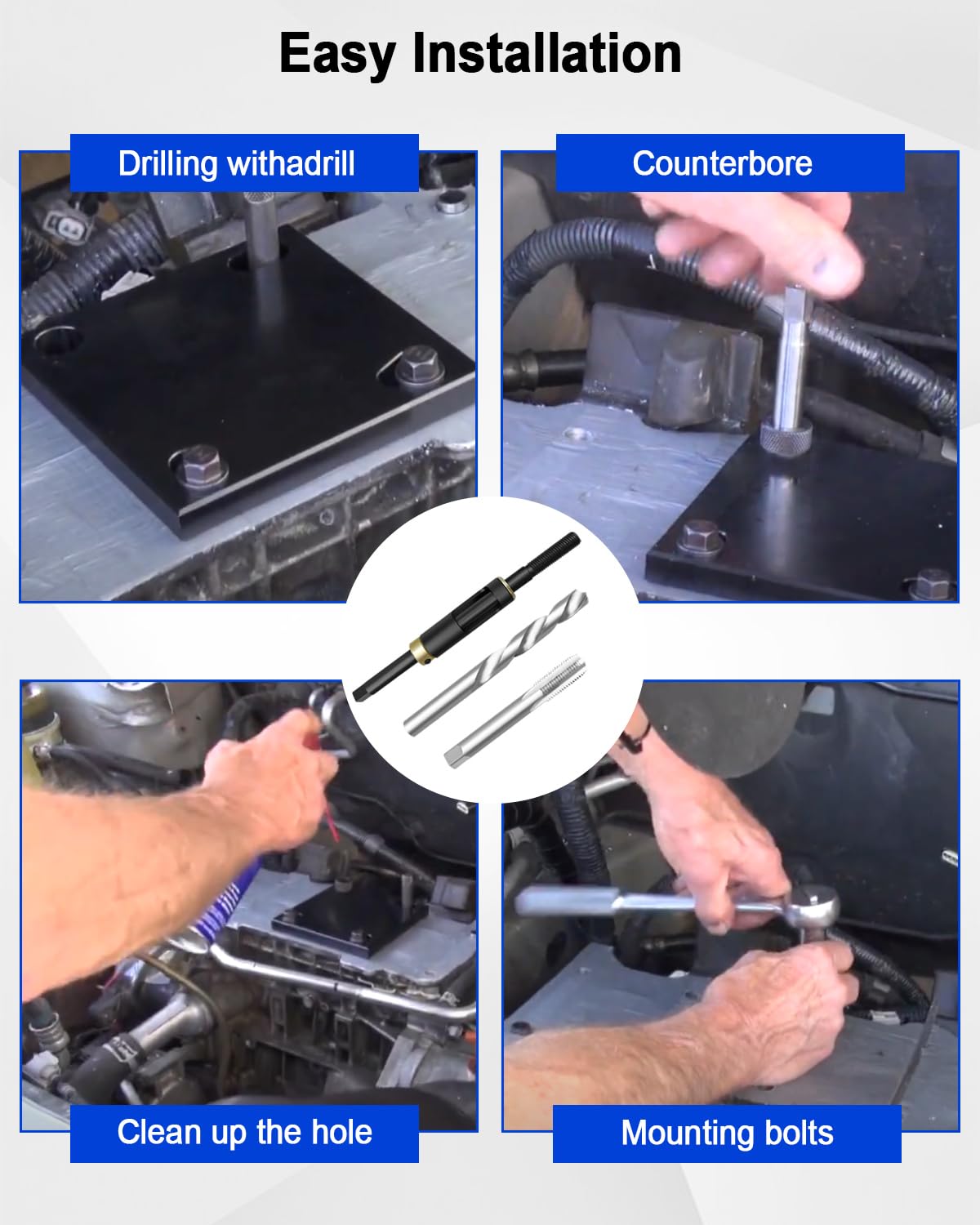 M11 x 1.5 Helicoil Kit 35119S Metric Head Bolt Thread Repair Kit Fit for Toyota Cadillac Honda Nissan Hyundai