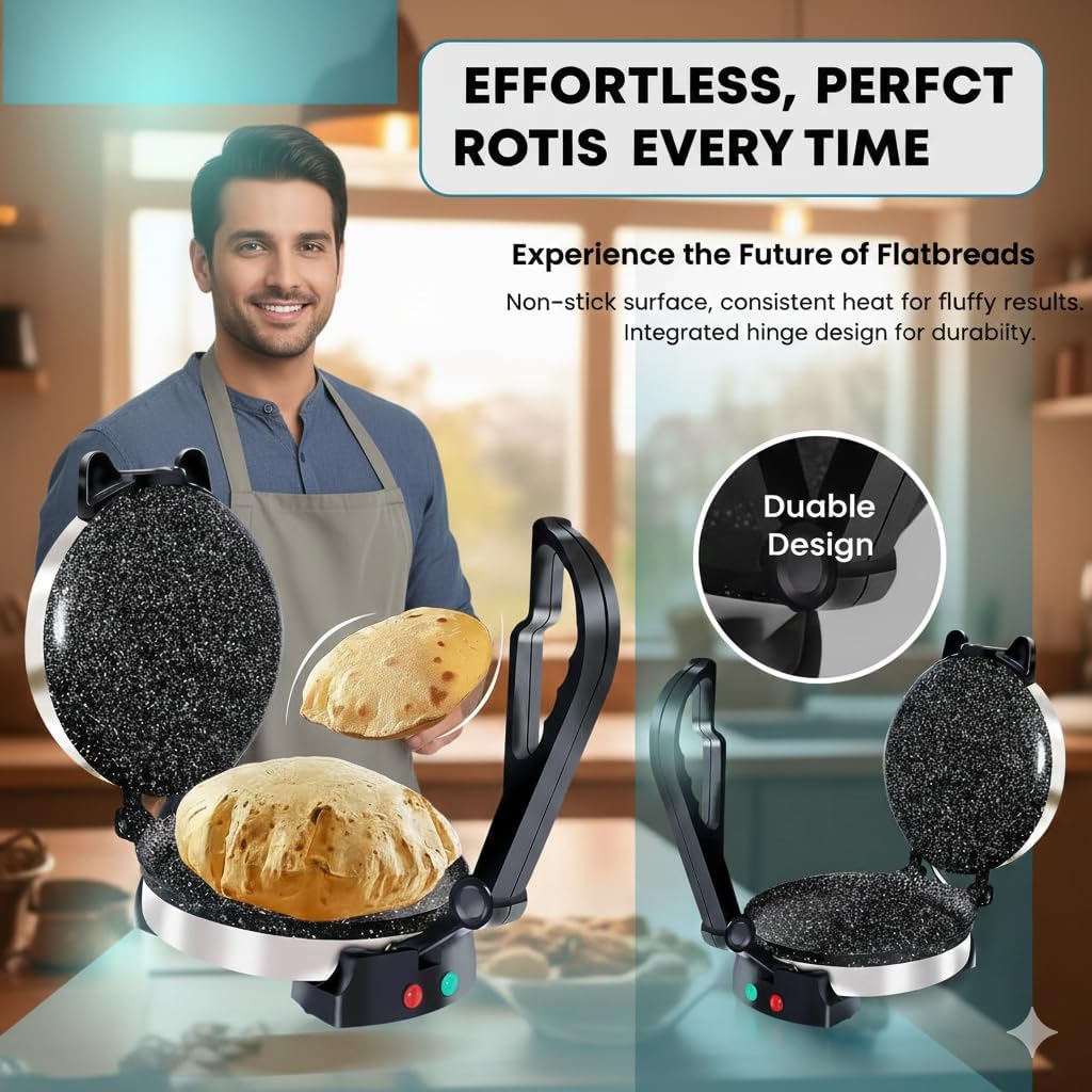 Lifewit Roti Maker - Electric Chapati Machine -3