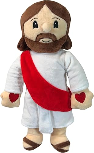 1i4 Group Warm Pals - Jesús - Acogedores juguetes de peluche perfumados a lavanda Peluche de Jesús Peluches refrescables y cómodos Juguetes