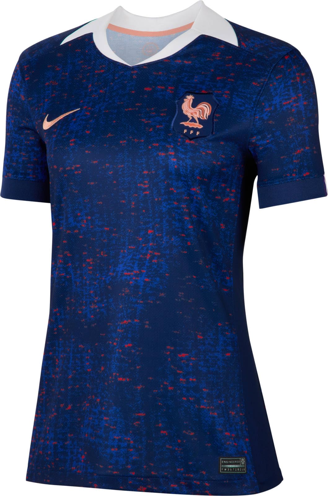 FFF 2025 Stadium Home (équipe féminine) Nike Dri-​FIT Réplique Maillot de Football pour Femme FZ9130